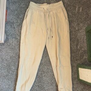 lululemon athletica Cream Jogger Pants